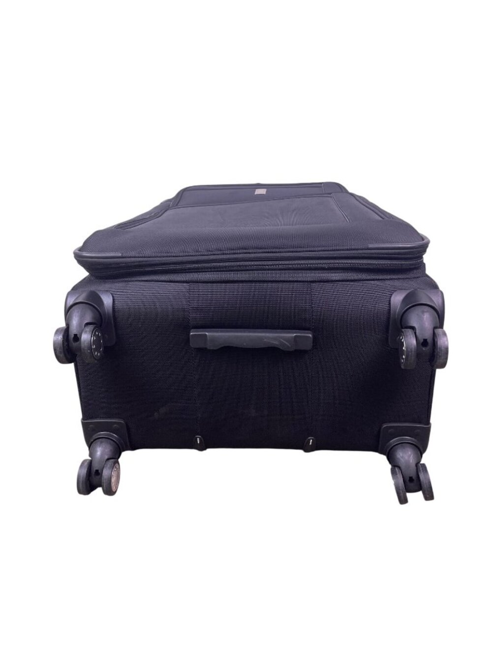 Delsey Unisex Black Expandable Spinner Wheels Rolling Travel Suitcase  Luggage - Picture 12 of 12